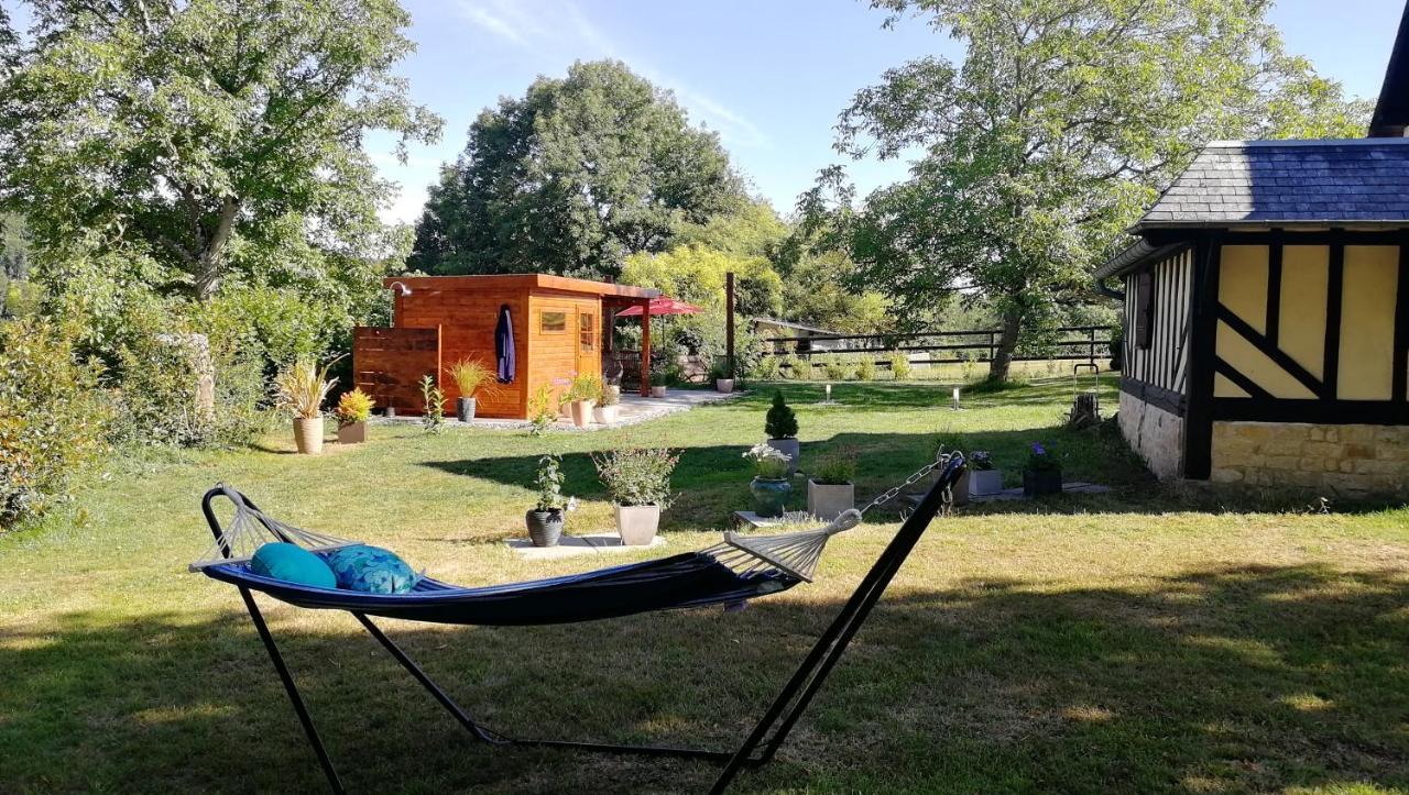 Le Cottage Du Coudray, Gite Avec Chalet Sauna La Fresnaie-Fayel Exterior foto